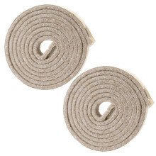 2X Self-Stick Rouleau de Feutre Robuste pour Surfaces Dures (1/2 Pouces x 60 Pouces), Blanc CrèMe