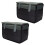 2X Padded Protective Bag Insert Liner Case for DSLR Camera, Lens and Accessories Black 1