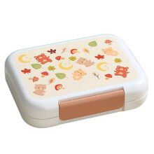 Leak-Proof Lunch Box for Kids Student Lunch Box Easy to Carry Lunch Box with Cutlery Microwave and Dishwasher Safe