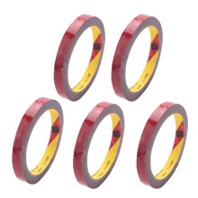 5X Strong Permanent Double Sided Super Sticky Foam Tape Roll for Vehicle Car, Red 12MMx3M