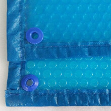 Solar Pool Heater Cover Retractable Blanket 5x10m 16x33ft for Above Ground and Inground Pools
