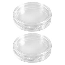 20 Stk Kleine Runde Transparente Kunststoff-Muenzkapseln BoX 25mm