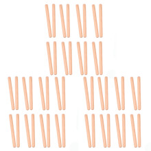 24 Pares de Clavos de Madera CláSicos Instrumento de PercusióN Musical Palos de Ritmo de Madera Dura Natural Palos de Ritmo de PercusióN Regalo de