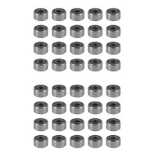 693RS 3mmx8mmx4mm Rodamiento rigido de bolas en miniatura de doble ranura 40pcs