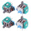 4x destra / sinistra della barra di comando 3D Analog Sensor Stick per  4 PS4 controller Dualshock 1
