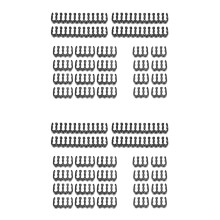 48PCS PC Motherboard 24Pin 8Pin 6Pin for Computer Gesleeved to 3.4 mm Black