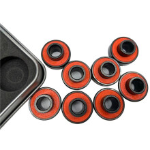 FREESPORT 608 Hybrid Black Ceramic Bearings for Inline Skate or Skateboard Scooter Longboard (Pack of 16)