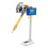 High Precision Gem Faceting Machine, Jewelry Tool with Digital Display, Adjustable Angle Locator for Polishing US Plug 1