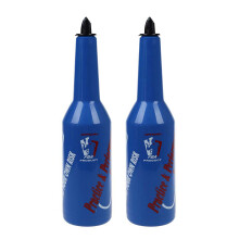 2X Flair Bartender Bartending Practice Bar Pub Bottle Wine Cocktail Shaker -