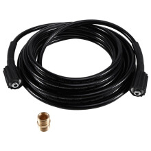 Tubo Flessibile per Idropulitrice con Attacco Rapido e Giunto di Prolunga per Piscine, Rivestimenti, Lavaggio Auto, Pavimenti, 8 M