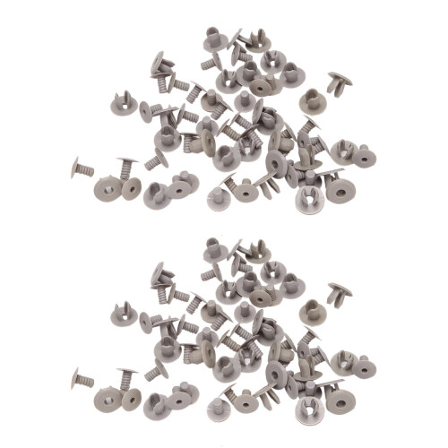 200X for T4 T5 Transporter Eurovan Dark Grey Trim Panel Lining Clips
