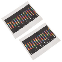 2X Learning to with A Note Sticker for the Fretboard Comb Suitable for Electric Guitar, Acoustic Guitar