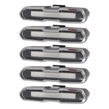 5X Bike Tail Light Ultra Bright Bike Light USB Rechargeable LED Bicycle Rear Light 5 Light Mode Headlights