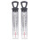 2X Candy/Jelly/Deep Fry Thermometer, Stainless Steel, with Pot Clip Attachment and Quick Reference Temperature Guide 1