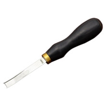Smussatori per Bordi nel Pelle Utensile Assottigliato per Artigianato nel Pelle, Utensili da Taglio per Smussatura DIY con Manico nel Legno Trimmer