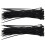 Cable Ties Cable Tie Wraps / Zip Ties Colour:Black Size:140 mm x 2.5 mm 100Pcs 1