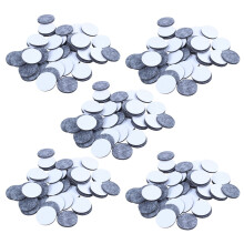 250Pcs Round Shaped Table Chair Furniture Leg Mat Pad Gray