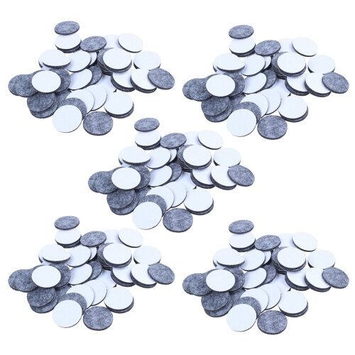 250 Pz Rotonda Forma Feltro Tabelle Ottomani Grigio 1