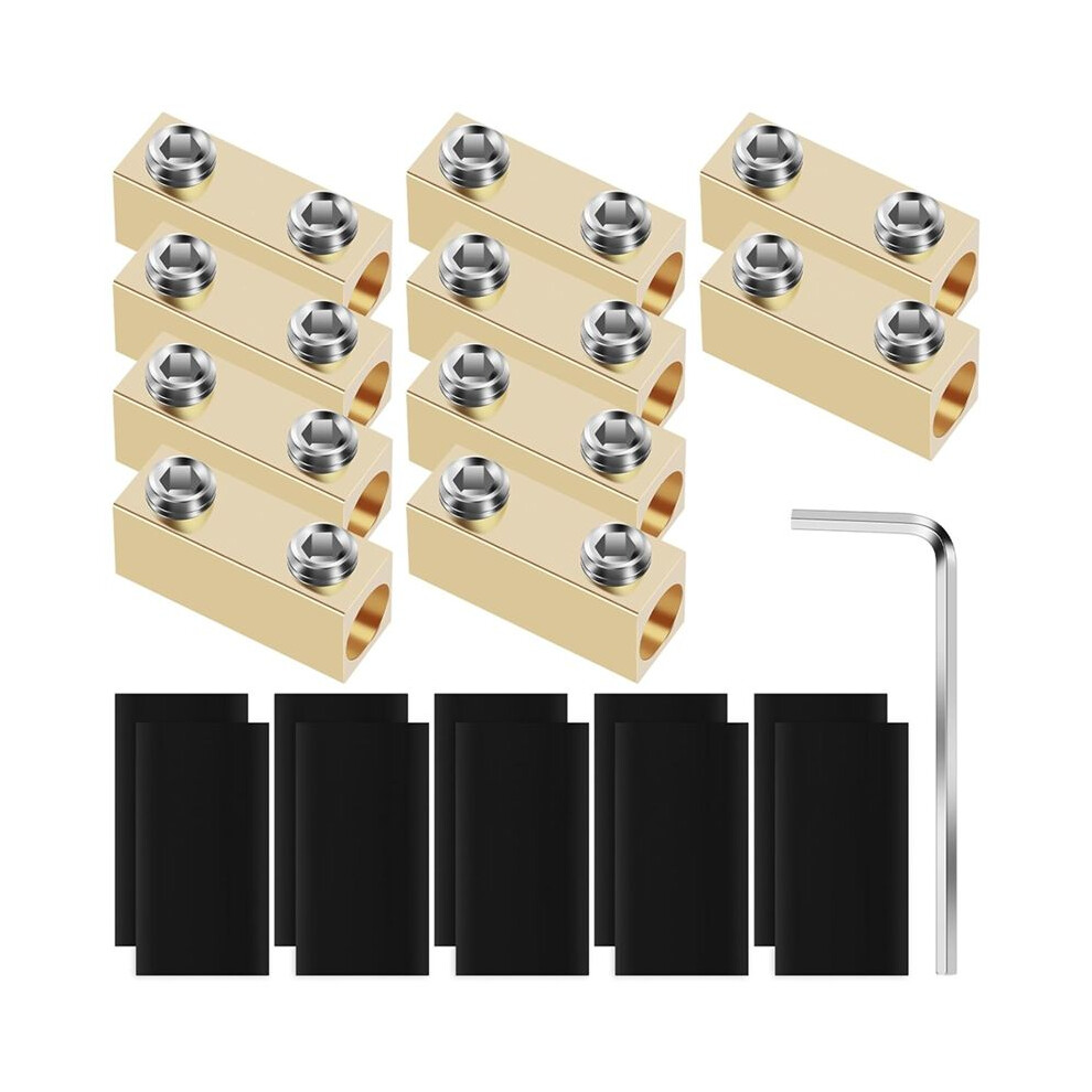 10Pcs Wire Connector Nut Kit 60A Copper Splicing Wiring Connector Waterproof Circuit Wire Connecting Terminal 4713491044151