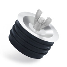 Bouchon de Nettoyage D'Égout de 3 Pouces, Bouchon de Tuyau D'Expansion Pratique Bouchon de Tuyau D'Égout Couvercle de Nettoyage D'Égout Bouchon de
