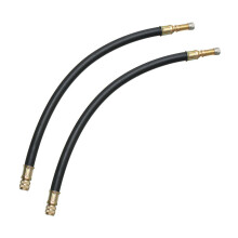 2piezas 12 Pulgadas 300 mm de Goma Flexible VáLvula de Neumático Vástago Extensión Coche Motocicleta Motor Bicicleta