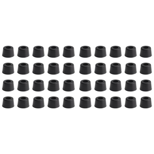Rubber Anti Vibration Isolator Absorber Base Foot Pad 40Pcs Black 1
