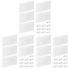 30 Stück Aquarium Divider Aquarium Teiler Filter Gitter Trenn Gitter Tray Isolation Board Gitter mit 60 PCS SaugnäPfen