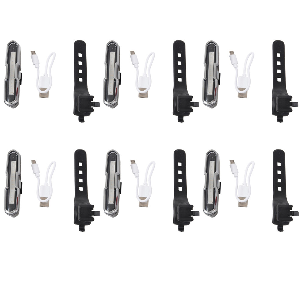 6X Bike Tail Light Ultra Bright Bike Light Usb Rechargeable Led Bicycle Rear Light 5 Light Mode Headlights With Red+ 4711036426288