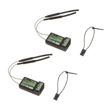 2X Flysky 2.4G FS-IA6B 6 Ch Receiver PPM Output with IBus Port Compatible Flysky I4 I6 I10 Transmitter