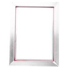 A3 Screentryck Aluminiumram 31X41 Cm med Vitt 43T Sidentryck PolyesternäT för HöGprecisionstryckta Kretskort