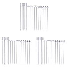 45X Edelstahl Cocktail Picks Martini Picks Set