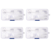 4X Optical Glasses Repair Kit Eyeglass Repair Screws Tool Box Eyeglass Sunglasses Screw Nut Nose Pad Assortment Set
