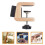 Support Repose-Manche Pour Guitare Multitype Bois ABS Marron 3