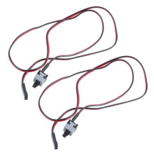 2X 20.5 inch Long Power Button Cable for PC Switches Reset Computer