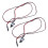 2X 20.5 inch Long Power Button  Cable for PC Switches Reset Computer 1