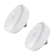 2X Lampadina con Sensore di Movimento da 15 W - Lampadina A LED Attivata con Movimento Luminoso Super Bright