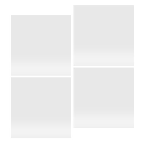 4Pcs Acrylic Square Mirror Tiles Self-Adhesive Silver Wall Decor 2