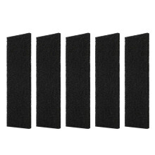 5 Pièces Filtre de Ventilateur de Plafond - Filtres à Air en Carbone de Coquille de Noix de , Filtres pour Pales de Ventilateur, Installation