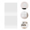 4Pcs Acrylic Square Mirror Tiles Self-Adhesive Silver Wall Decor 7