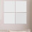 4Pcs Acrylic Square Mirror Tiles Self-Adhesive Silver Wall Decor 10
