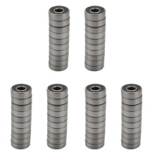 60Er Pack 608 2Rs Kugellager - Doppelte Gummi Dichtung Miniatur Rillenkugellager (8 mm x 22 mm x 7 mm)