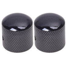 2X Perilla de Guitarra Electrica Negro Perilla de Volumen Mandos de Control