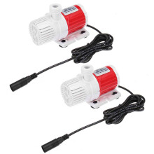 2X 20W 12V 1100L/H Submersible Water Pump Marine Controllable Adjustable Speed Water Pump Fish Tank Aquarium