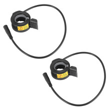 2X AccéLérateur Au Pouce pour Kits de Conversion pour VéLos éLectriques Moteur Bafang Mid Drive 36V 48V 52V