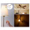2PCS Ceiling Fan Lights  ZingEar ZE-208S E89885 3 Speed 4 Wire Fan  Pull Chain ,Fan Lights ,Bronze 4