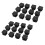 24 Pcs 15mm x 15mm Plastic Square Caps Tube Pipe Inserts End Blanking 1