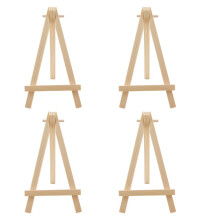 96 Pack Wood Display Easel Wood Easels Set for Paintings Small Acrylics Oil Projects