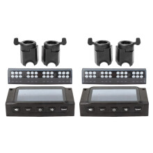 2X LCD Monitor Cover for S1 S2 S3 8-Inch Scooter with Accelerator Brake Handle LED Lamp Cover
