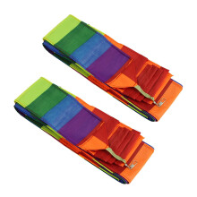 2X Super Nylon Stunt Kite Tail Rainbow  Kite Accessory Kids Toy