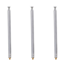 3X RC Model Car 5 Silver 5 Section 3 mm External Threaded Expansion Antenna